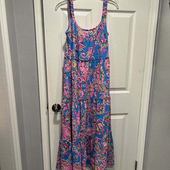 Lilly Pulitzer Loro Maxi Dress Sz M - Picture 2 of 7